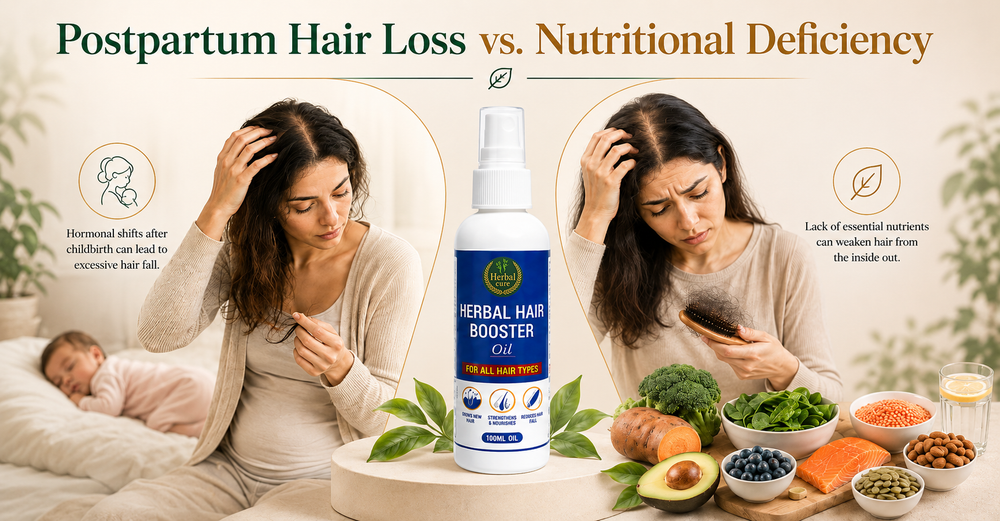 Postpartum Hair Loss vs. Nutritional Deficiency: How to Tell the Difference