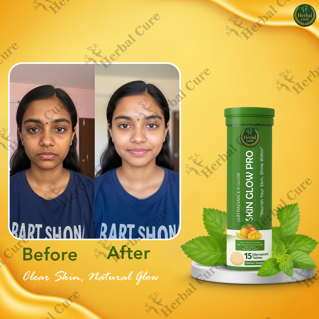 Herbal Skin Glow Pro Tablet for Men & Women (Pack-of- 2- 30 Tablets)