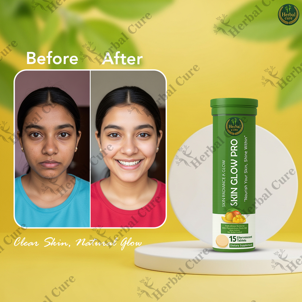 Herbal Skin Glow Pro Tablet for Men & Women (Pack-of- 2- 30 Tablets)