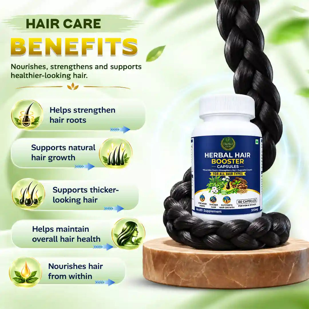 Herbal Hair Booster Capsule For Men And Women