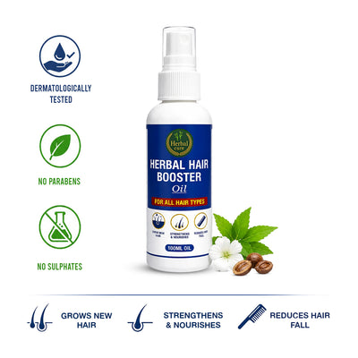 Herbal Hair Booster Oil- Suitable For Men and Women 100 ML
