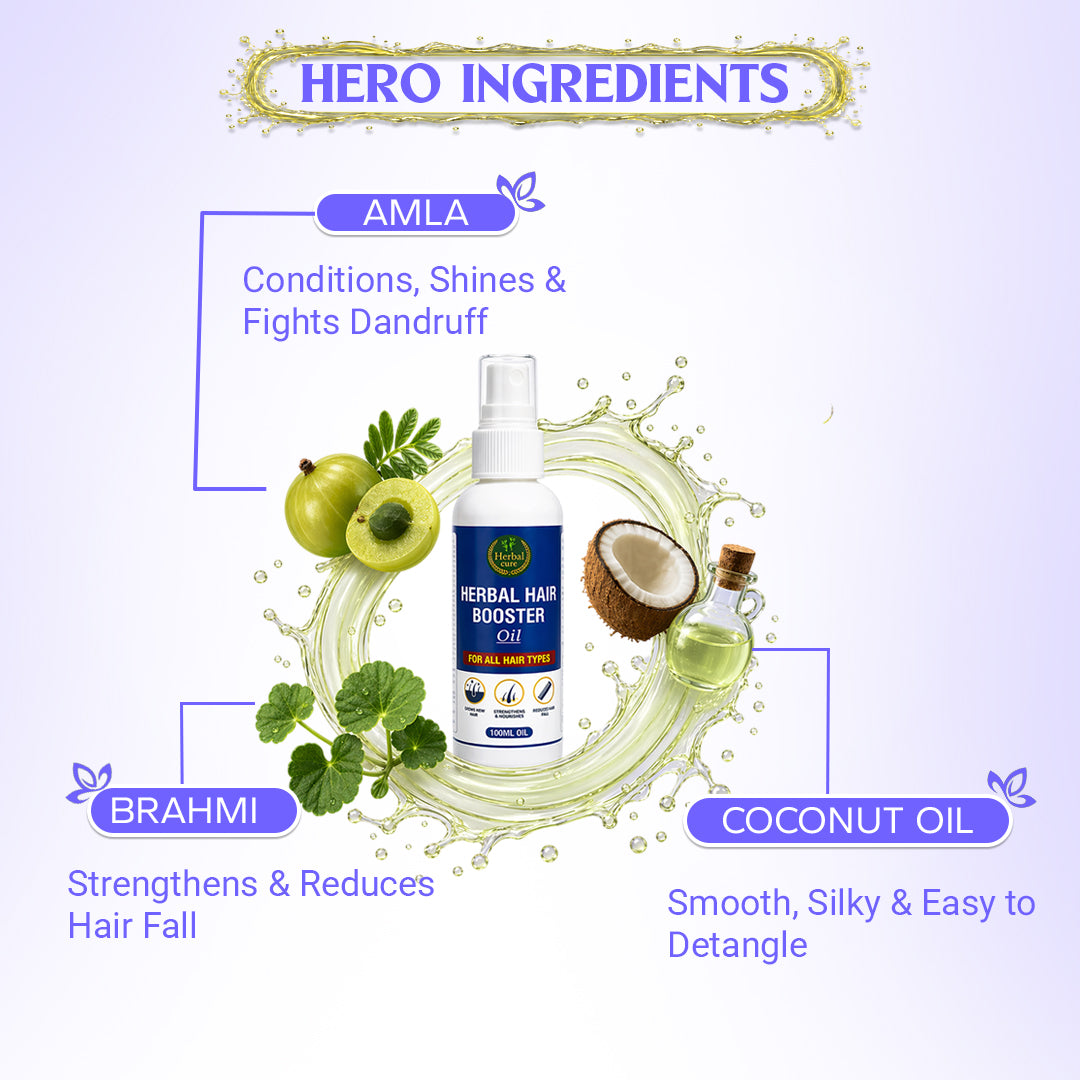 Herbal Hair Booster Oil-For Men and Women