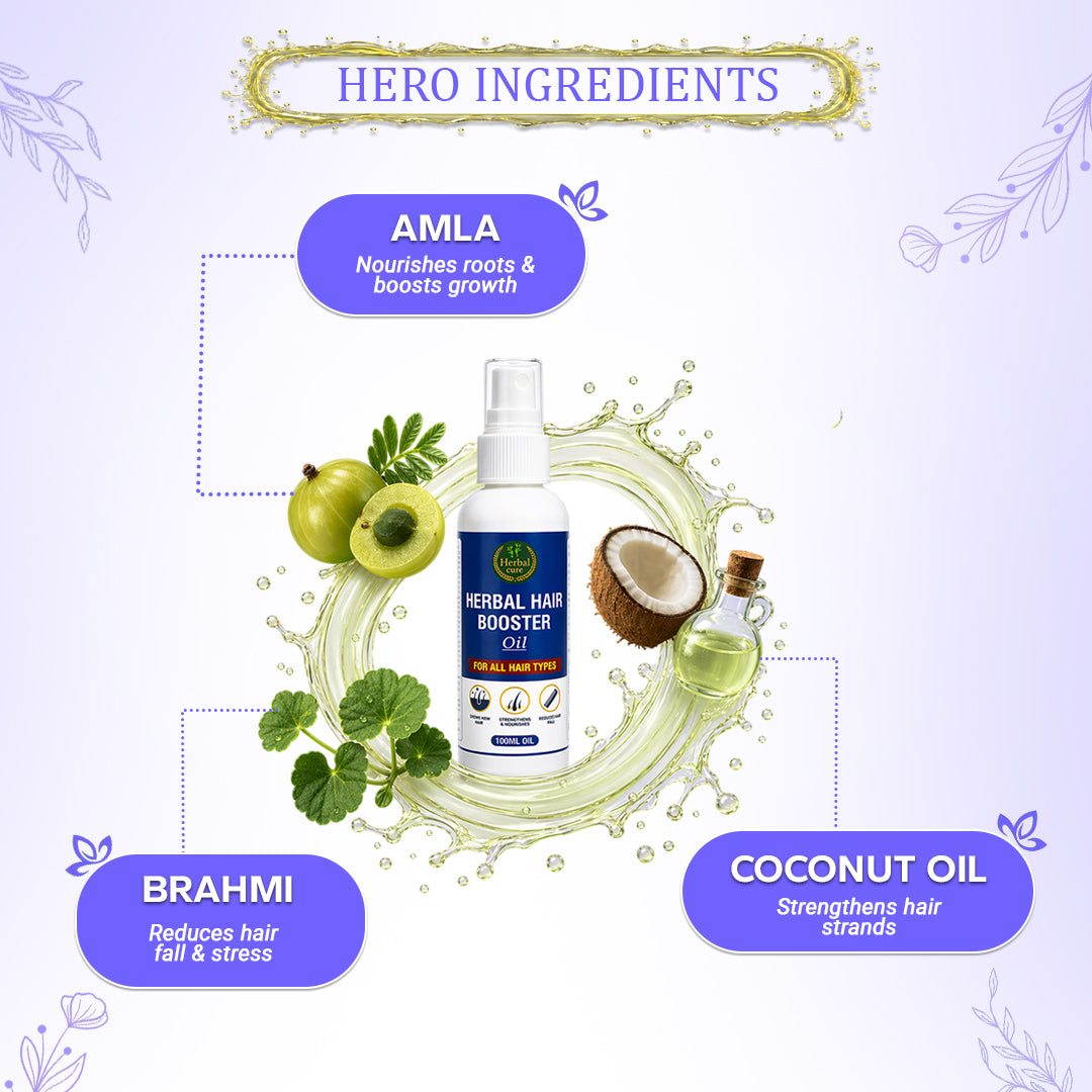 Herbal Hair Booster Oil-For Men and Women