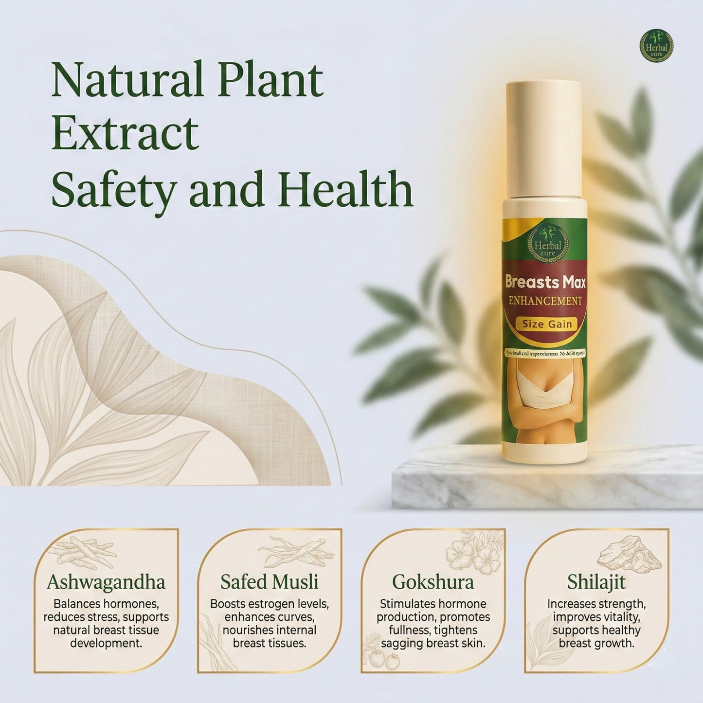 Herbal Breast Oil (Buy 1 Get 1 Free)