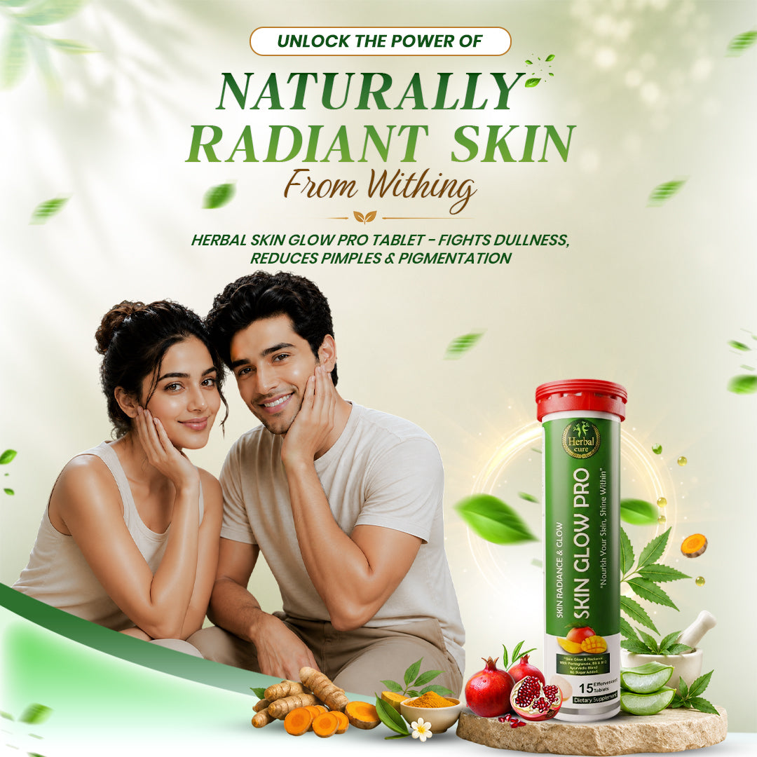 Herbal Skin Glow Pro Tablet for Men & Women (Pack-of- 2- 30 Tablets)