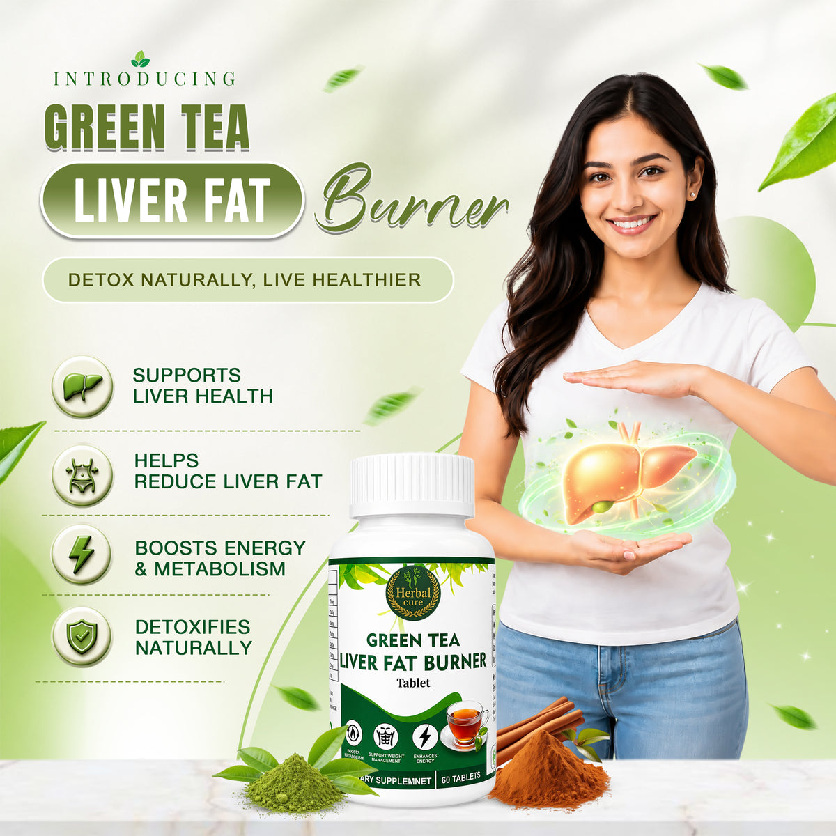 Herbal Green Tea Liver Fat Burner