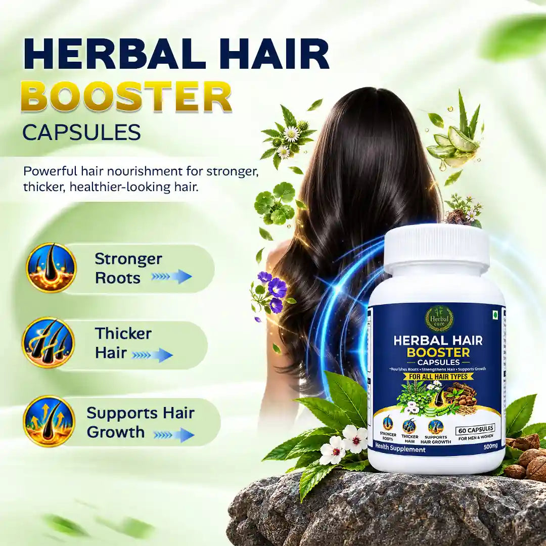 Herbal Hair Booster Capsule For Men And Women