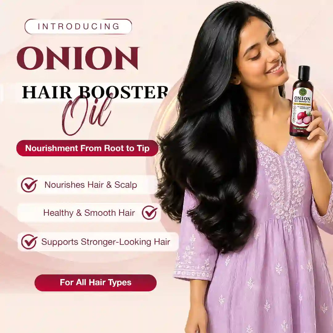 Onion Hair Booster Oil with Red Onion Extract
