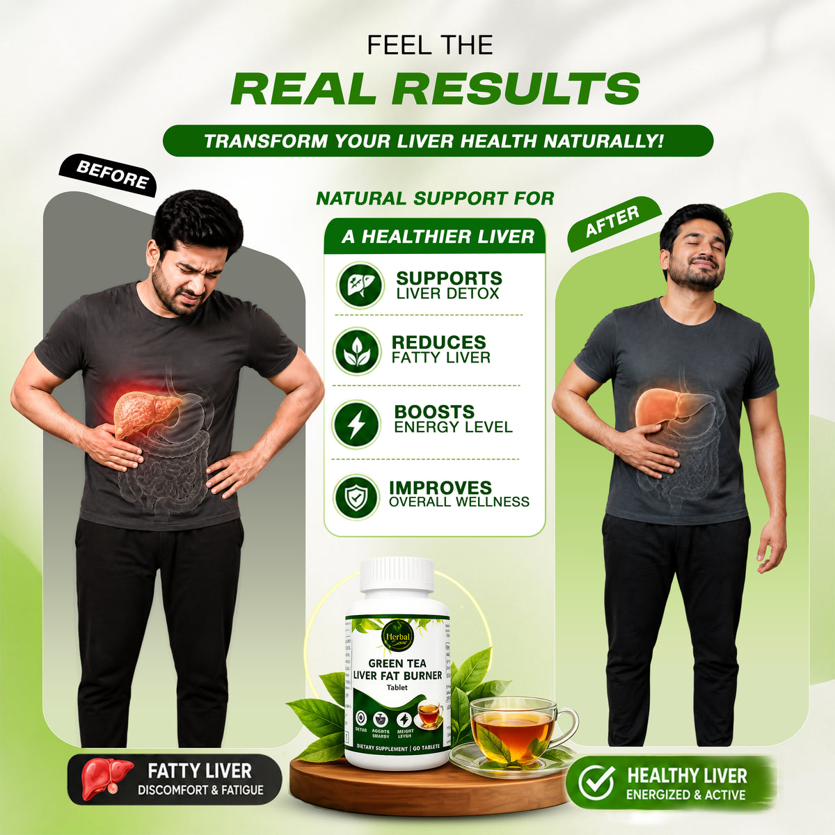 Herbal Green Tea Liver Fat Burner