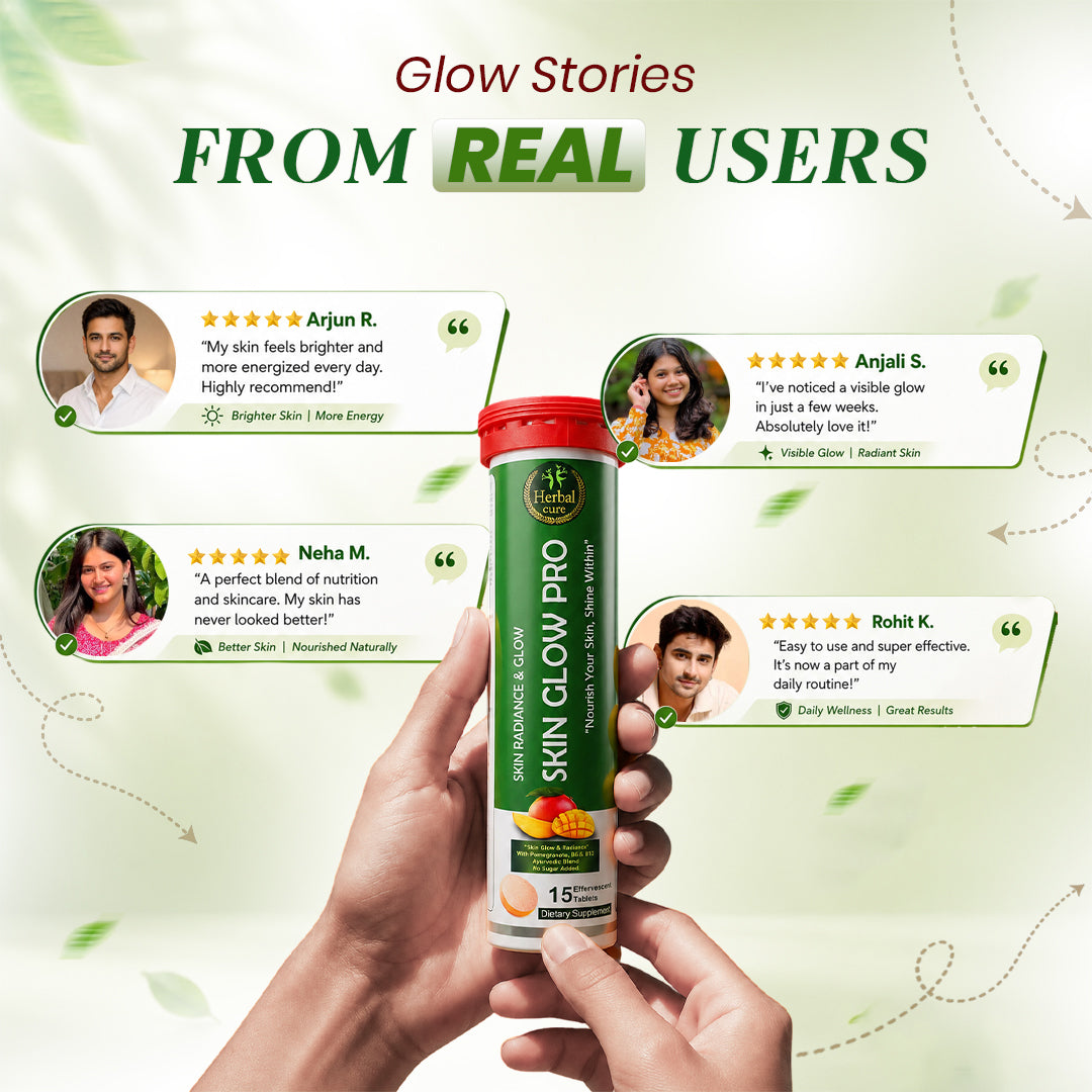 Herbal Skin Glow Pro Tablet for Men & Women (Pack-of- 2- 30 Tablets)