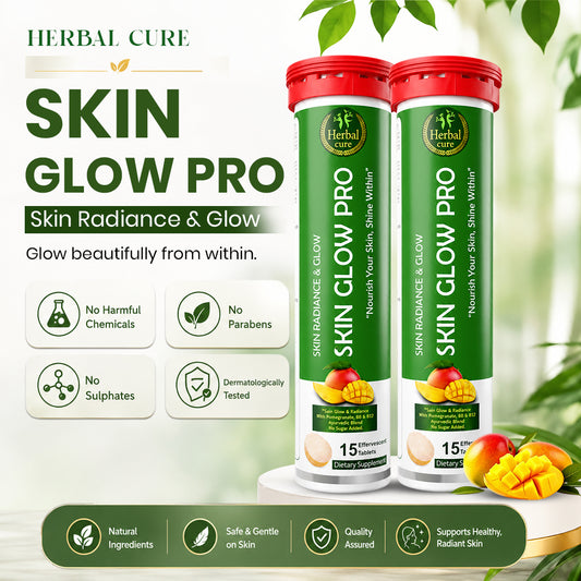 Herbal Skin Glow Pro Tablet for Men & Women (Pack -of-2-30 tablets each)