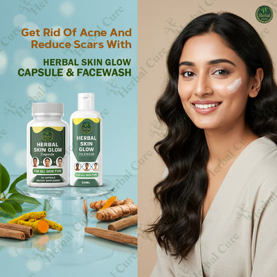 Herbal Skin Glow Facewash and Capsule