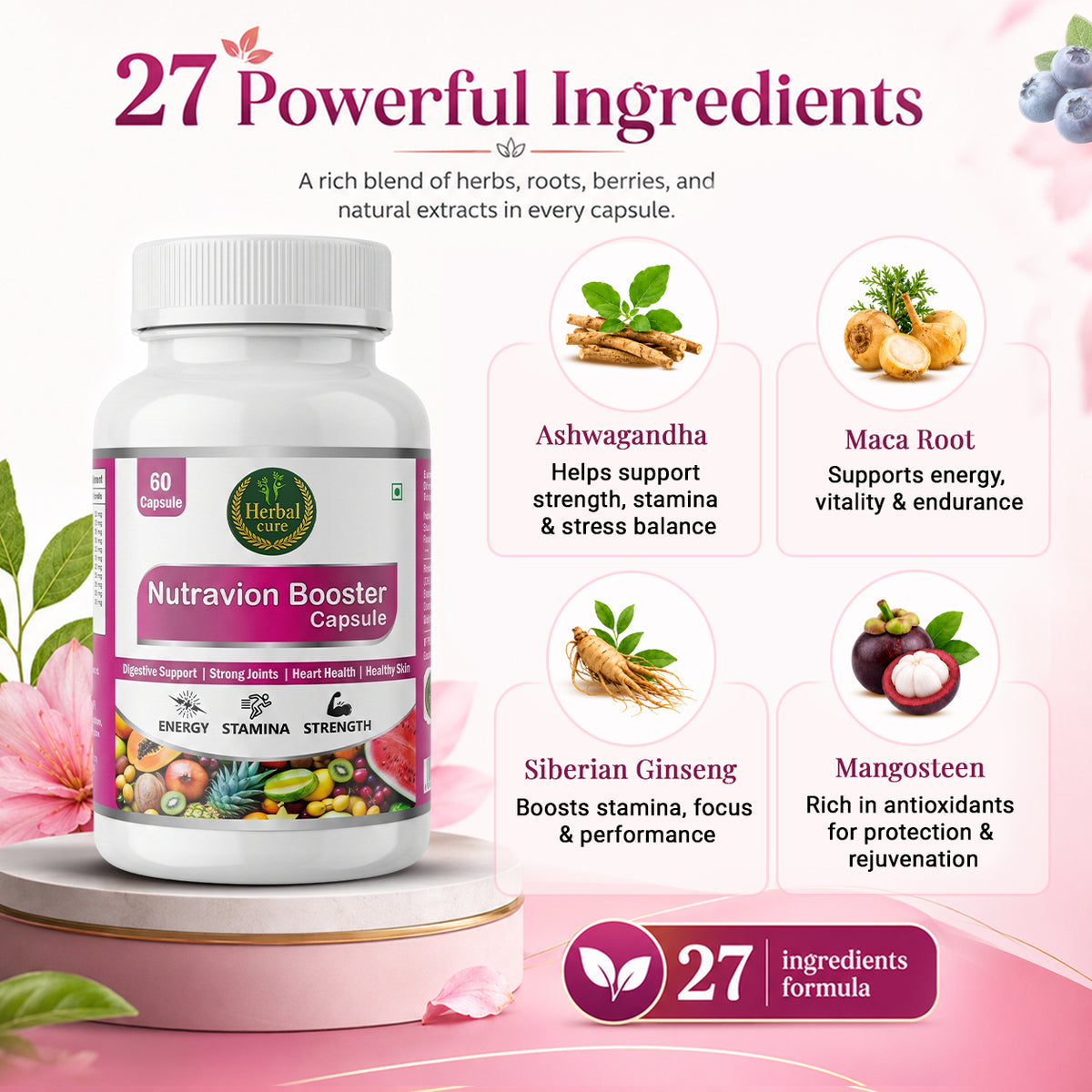 Nutravion Booster Capsule – Daily Energy & Stamina Support