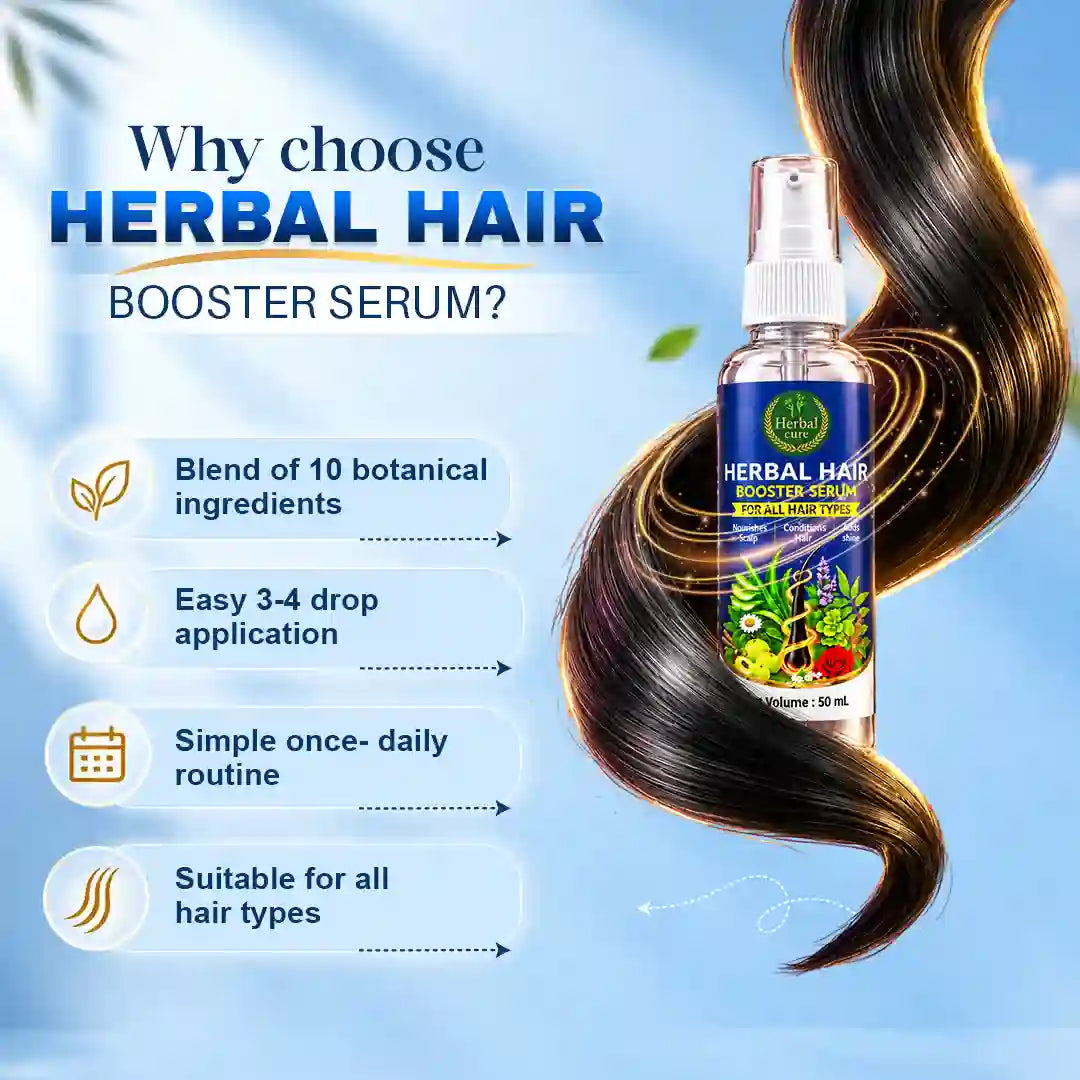 Herbal Hair Booster Serum For All Hair Types-50 ml